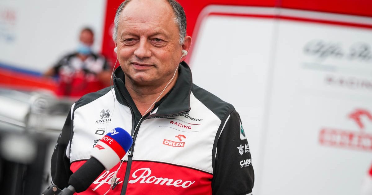 SFerrariNews's tweet photo. Fred Vasseur, Alfa Romeo team principal, has commented on one of Charles Leclerc's important characteristics.

"Charles … is able to blame himself very quickly. It's a very good approach, because he will never bring the team in the wrong direction [by] trying to hide something." https://t.co/DdQCkiyii5