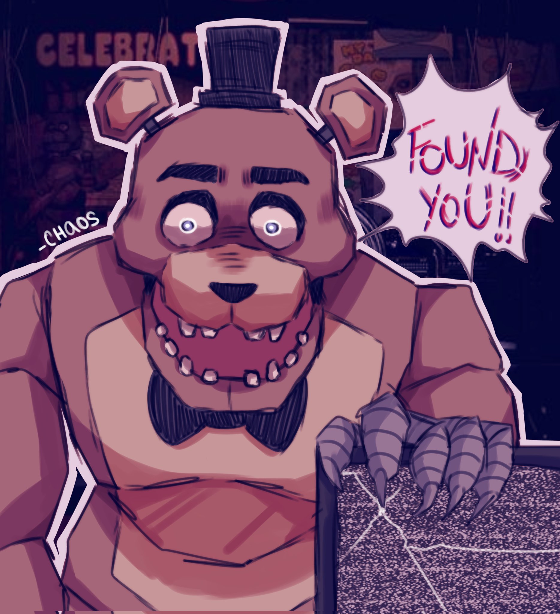 ✨Nana✨ on X: You're not safe #fnaf #freddyfazbear #freddy #fnaffanart # fnaf1  / X