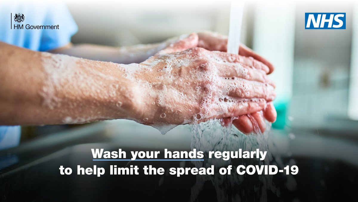 UKHSA_WestMids's tweet photo. As #WestMidlands people all get used to #LivingWithCovid - it's important to remember #WashingYourHands regularly is one of the easiest ways of keeping germs at bay - including #COVID19
Make sure to use soap & warm water & wash your hands for at least 20 SECONDS https://t.co/kkKlUXrSBf