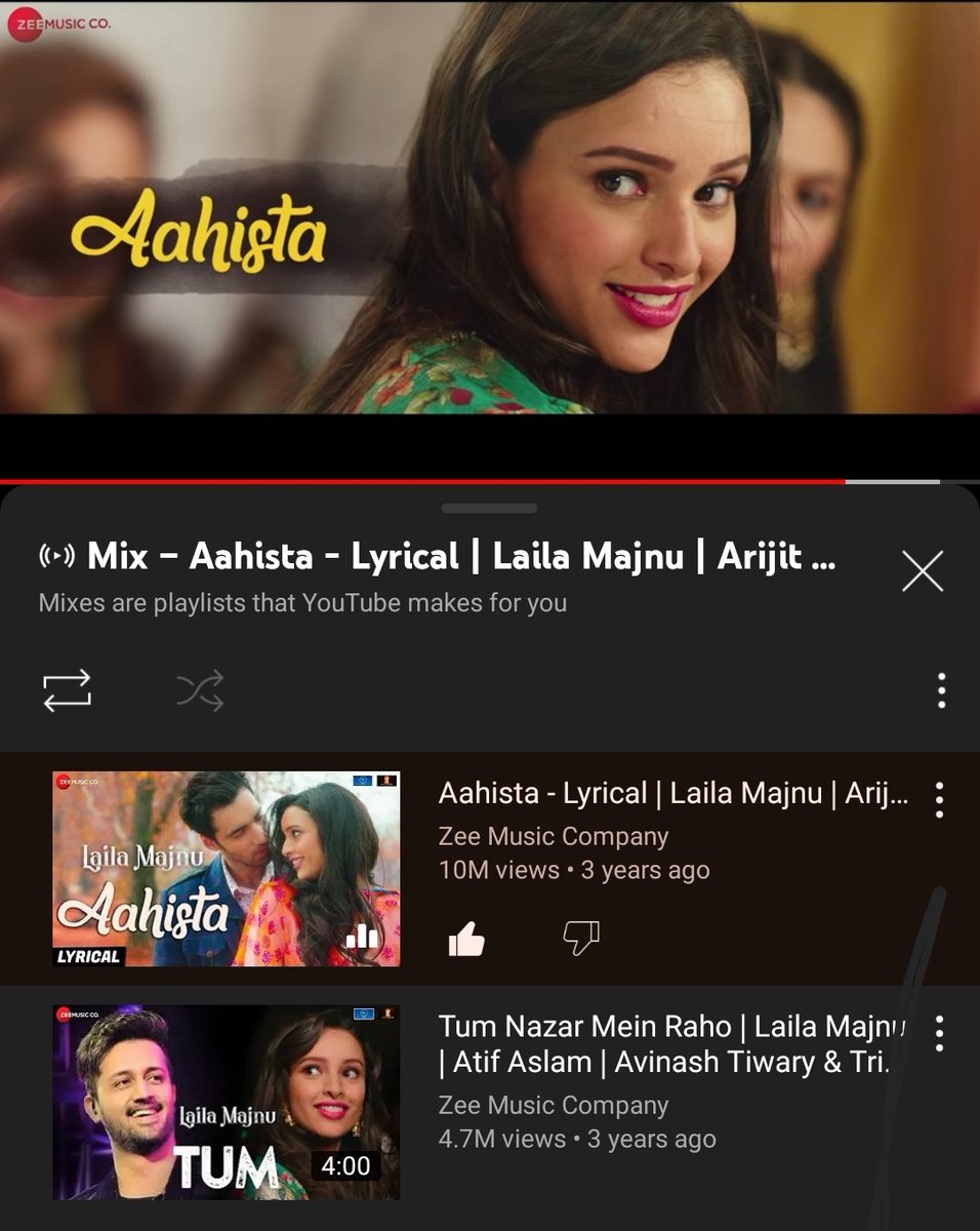 AkhanSiraj's tweet photo. Day 5❤ @avinashtiw85 @tripti_dimri23 @arijitsingh @itsaadee @jonitamusic #lailamajnu #sajidali #imtiazali @niladri_kumar @Irshad_Kamil https://t.co/sYuHeLWJxZ