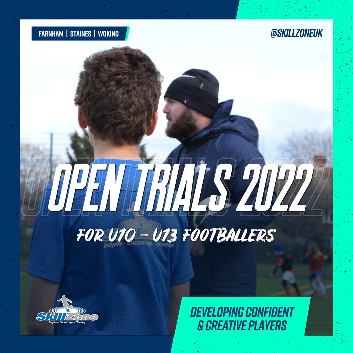 SkillZone Soccer (@skillzoneuk) on Twitter photo SkillZone Soccer are holding open trials for talented U10-U13 (School Years 5-8) grassroots footballers with the prospect of joining one of our Platinum Centres.
๐๐๐ฃ๐ช๐๐จ ๐๐ฃ: ๐๐ค๐ ๐๐ฃ๐, ๐๐ฉ๐๐๐ฃ๐๐จ & ๐๐๐ง๐ฃ๐๐๐ข.
skillzonesoccer.co.uk/apply-to-trial
#SkillZoneUK #Surrey SkillZone Soccer are holding open trials for talented U10-U13 (School Years 5-8) grassroots footballers with the prospect of joining one of our Platinum Centres.
๐๐๐ฃ๐ช๐๐จ ๐๐ฃ: ๐๐ค๐ ๐๐ฃ๐, ๐๐ฉ๐๐๐ฃ๐๐จ & ๐๐๐ง๐ฃ๐๐๐ข.
skillzonesoccer.co.uk/apply-to-trial
#SkillZoneUK #Surrey