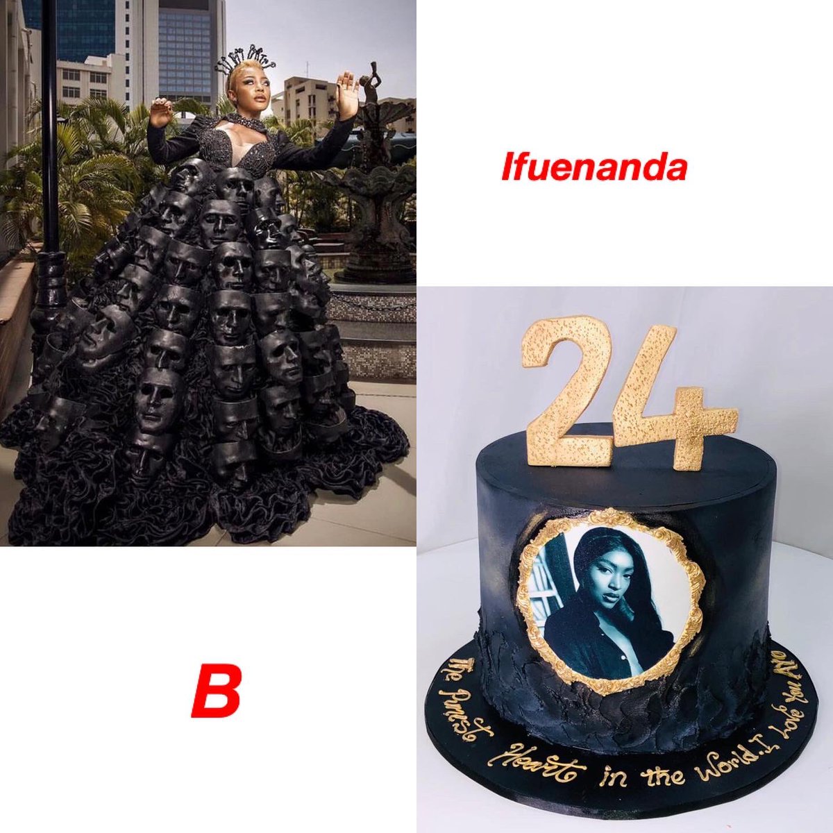 NutsAboutCakes's tweet photo. Last weekend was the AMVCA Awards and we couldn’t help but envision what our elegantly dressed celebrities would look like as CAKES 😃
Swipe through to applaud your favorites😍
#amvca2022 #amvca8 #amvcaawards #cakes #celebritystyle #cakesinlagos ##lagosbakers #lifestyle https://t.co/UKrlsf0Woh