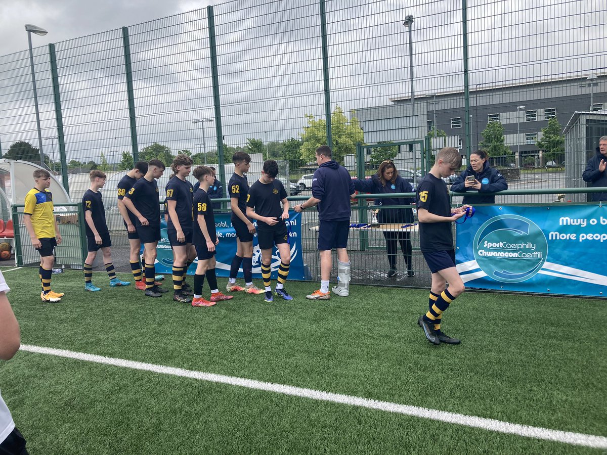 newbridgepe's tweet photo. Fantastic day @CSEYstradMynach for @sport_leisure football final. Boys gave their all and just missed out on penalties. Congrats on the win @PE_stcenydd 👏🏻 @NewbridgeSch https://t.co/COkyGfRhzC
