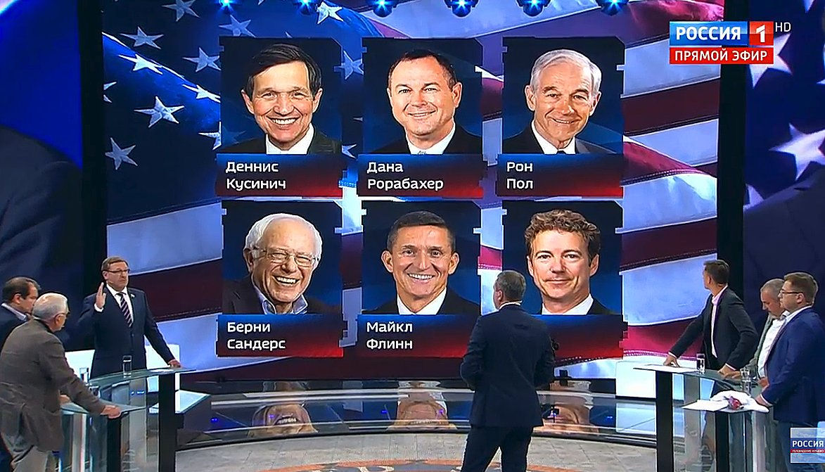 BettieRose100's tweet photo. Not the first X Russian TV praised Rand Paul along with.
Kucinich, Rohrabacher, his dad, Flynn, and...of course...Bernie. Time to #tellitall. https://t.co/rBlbJXwkcg