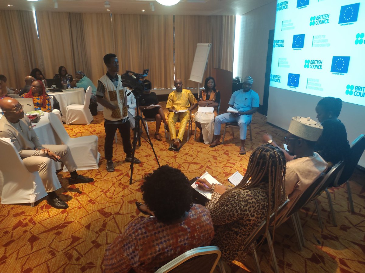 AdvocacyCentre's tweet photo. HAPPENING NOW: "CROSS REGIONAL REFLECTION FOR ACT-CSOs" of @civicactionng, Group Four presents on "Stakeholder Identification and Influencing are important to Project Management" with 10 speakers from Rivers & Plateau States #ACTCSOREFLECT, #CivicAction #ACTRIVERSCSOREFLECT https://t.co/OtuIEcJ6SU
