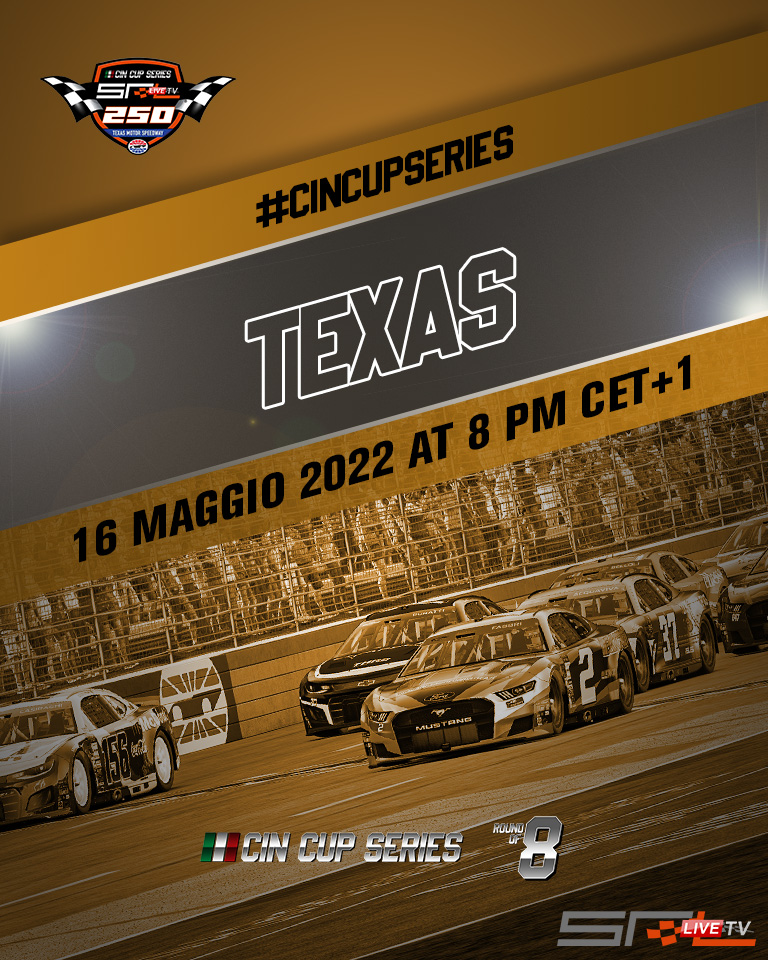 Stasera con la <a href="/SimRacingLG/">SimRacingLeague.it</a> #TexasMotorSpeedway 250 inzia la prima delle 3 gare del Round of 8 che decreteranno i 4 finalisti del CIN Cup Series 21/22!!! LIVE dalle 21.20
#CIN #campionatoitalianonascar #iracing #nascarracing #esports #simracingleague