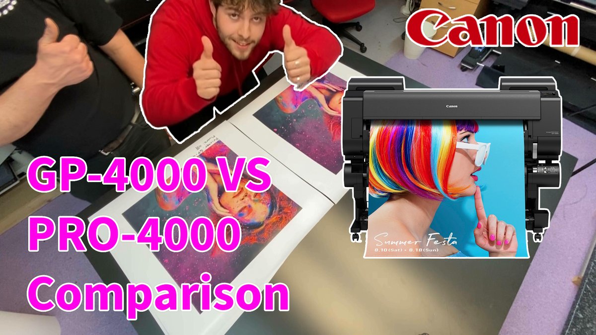 RGBuk's tweet image. New Canon GP Fluro Ink v Photographic Printer youtu.be/QsQQoYxNxOE @CanonUKandIE