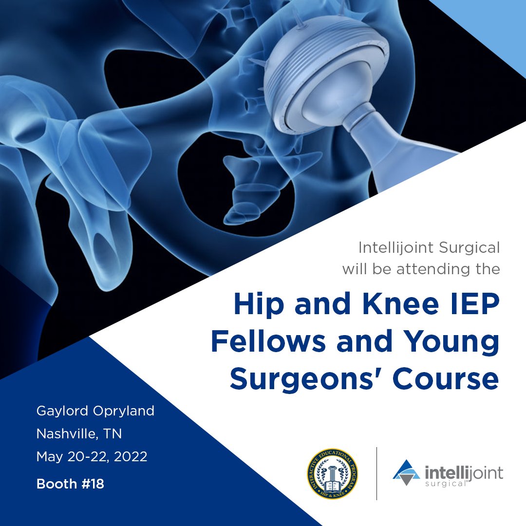 intellijoint's tweet photo. We are one week away from our fellow's course and we can't wait to meet fellow future orthopaedic surgeons. Review the course program and schedule here: https://t.co/aguST7gYvH

#OrthopedicSurgeon #HipAndKneeIEP #IEP #Fellow #TotalJoint https://t.co/hGqTBgzpkv
