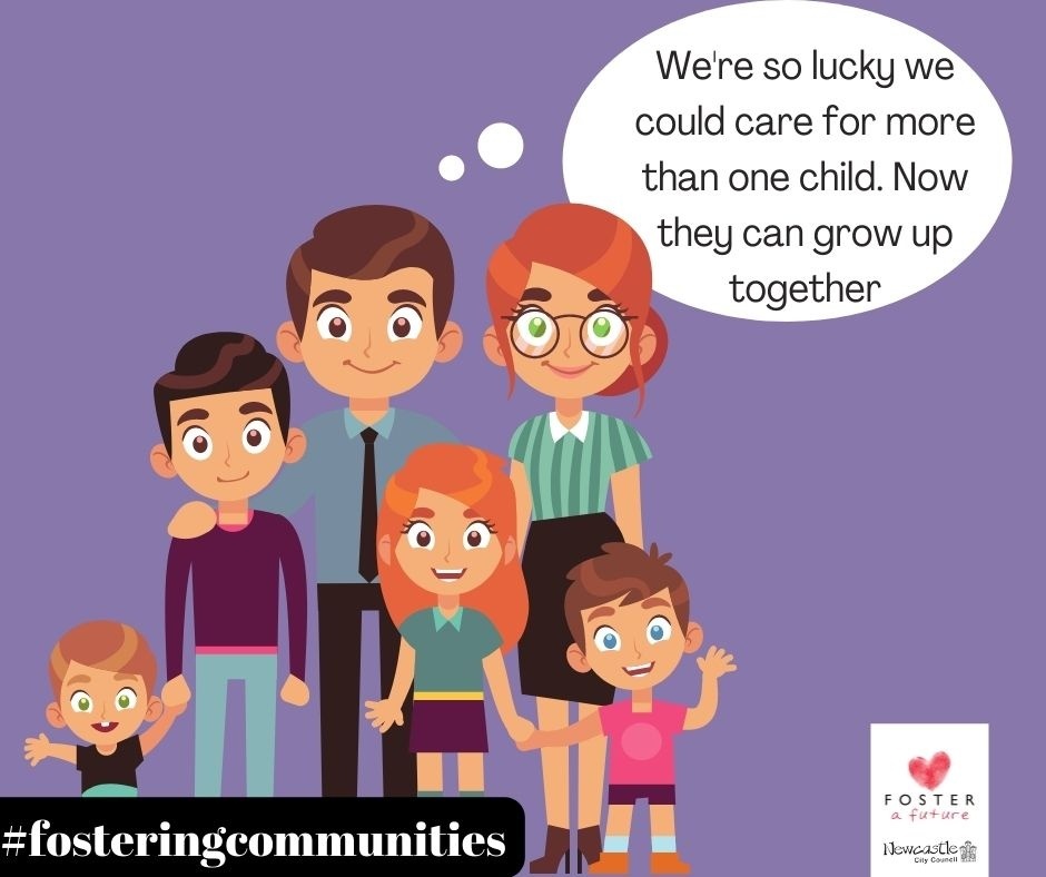 One of the difficulties within any fostering community is ensuring there are enough carers who can accommodate more than one child at a time. When children come into care with brothers and sisters, we do whatever we can to keep them together. Could you foster more than one child?