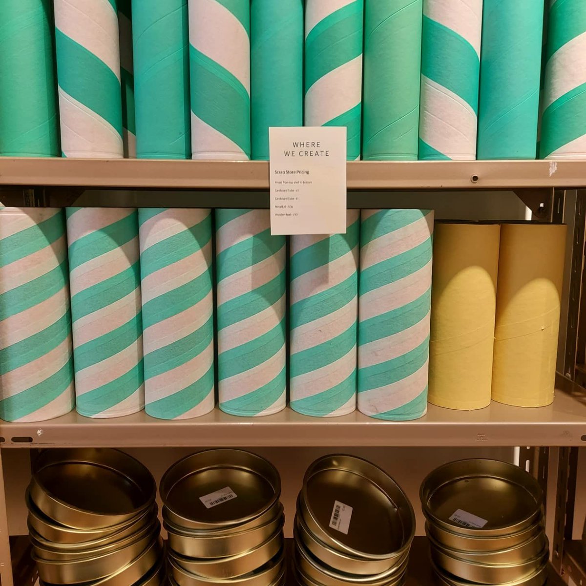 lucyturnerwhit's tweet photo. Have you visited our #ShopofCreativity @whitworthart yet? This is a new venture selling low cost, affordable, creative art materials. These resources are repurposed materials that would usually be destined for landfill & have been supplied to us by the brilliant @scrapleeds. https://t.co/UzvVITG9Fk