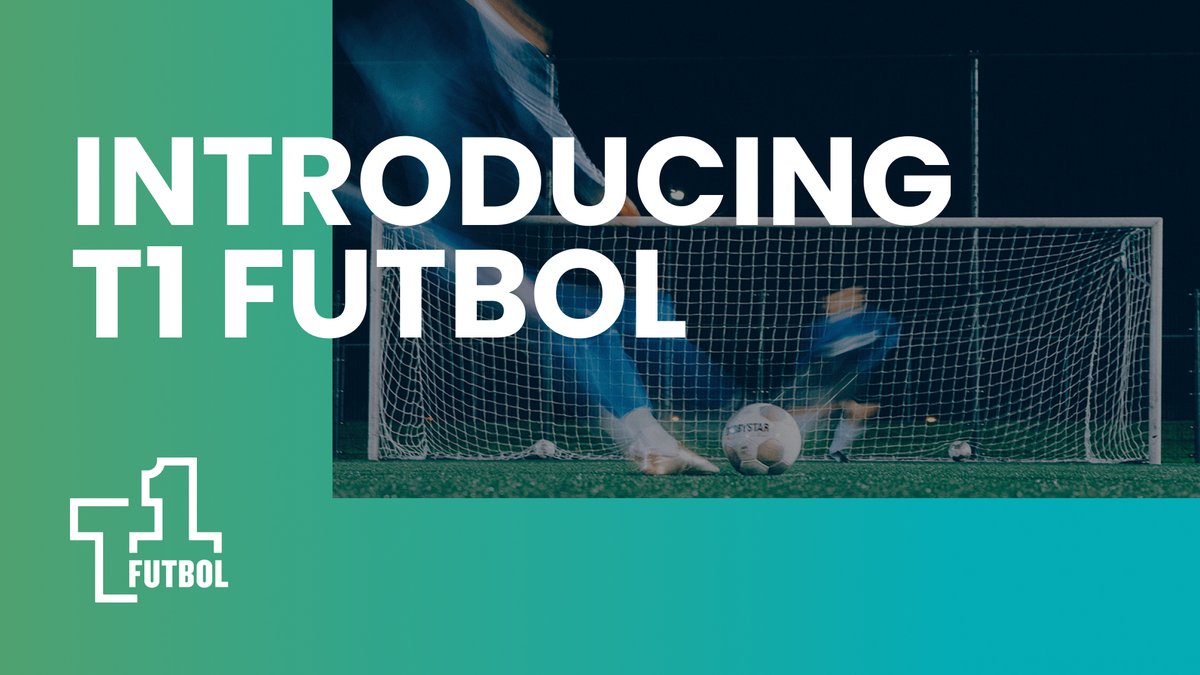 T1Agency's tweet photo. Say hello to T1 Futbol! 

We create connections between brands and fans of the Beautiful Game. 

Where there's a soccer ball, you'll find us.

#FootballIsLife #Rebrand #BrandIdentity #Sponsorship #Agency #Marketing #Football https://t.co/vSdviyKoNB