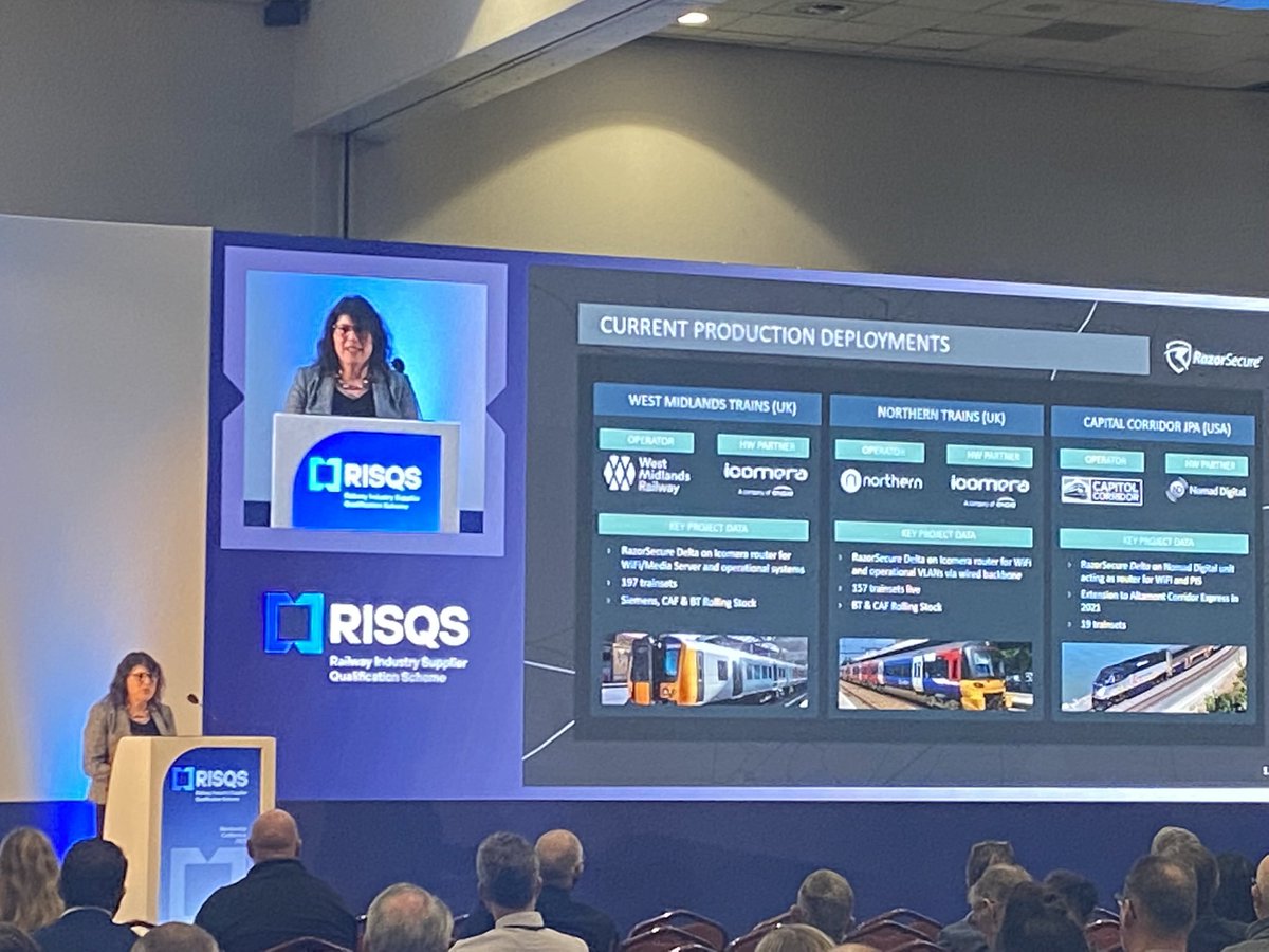 “…Should we be looking to fix on fail…?”

Dr Emma Taylor (<a href="/etaylorengineer/">Dr Emma Taylor CEng 🚝🛰</a> ) Head of Digital Safety at <a href="/razorsecure/">RazorSecure</a> now delivering her session on cybersecurity by providing digital perspective on the supply chain.