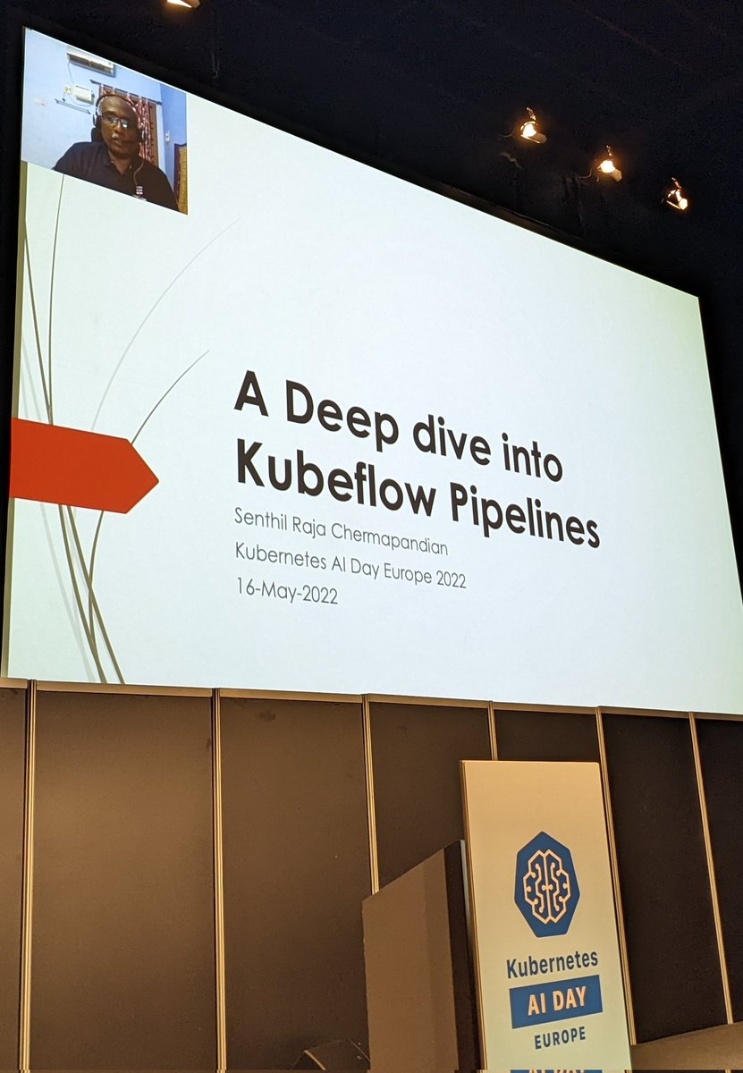 We're happy to have @senthilrch here at #k8sAIday #k8sAI to give us a deep dive into Kubeflow Pipelines!
