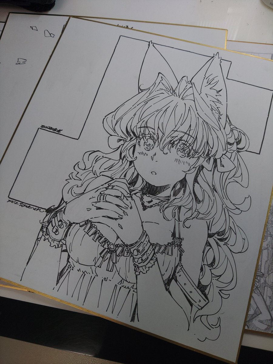線画が溜まってるけど、とにかくやれることをやるのだ 
