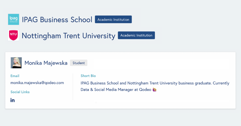 qodeo's tweet photo. We're excited to announce that our new user type is live! All #BusinessSchool #Students and #University staff members can enjoy *free* access to @qodeo's #database. Psst.. we track over 18k #entrepreneurs and 6.2k #VC/#PE firms 🤫

#Register below ⬇️

@IPAGBS @TrentUni #Research
