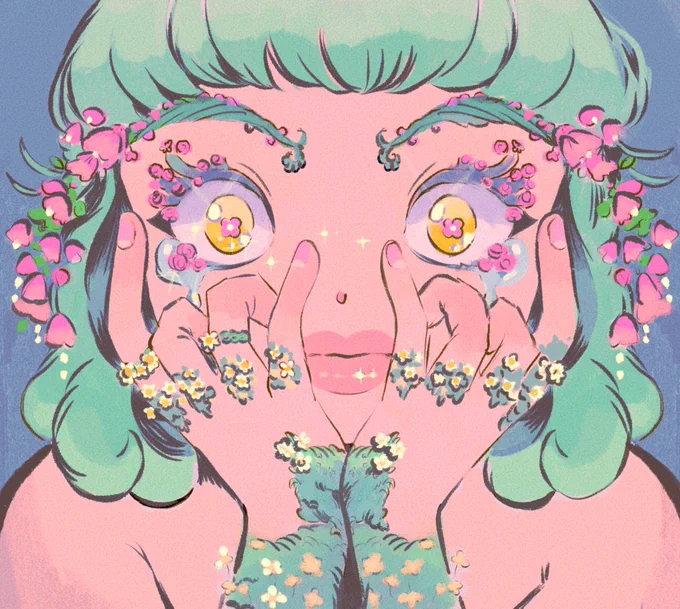 Floral Body Hair 
