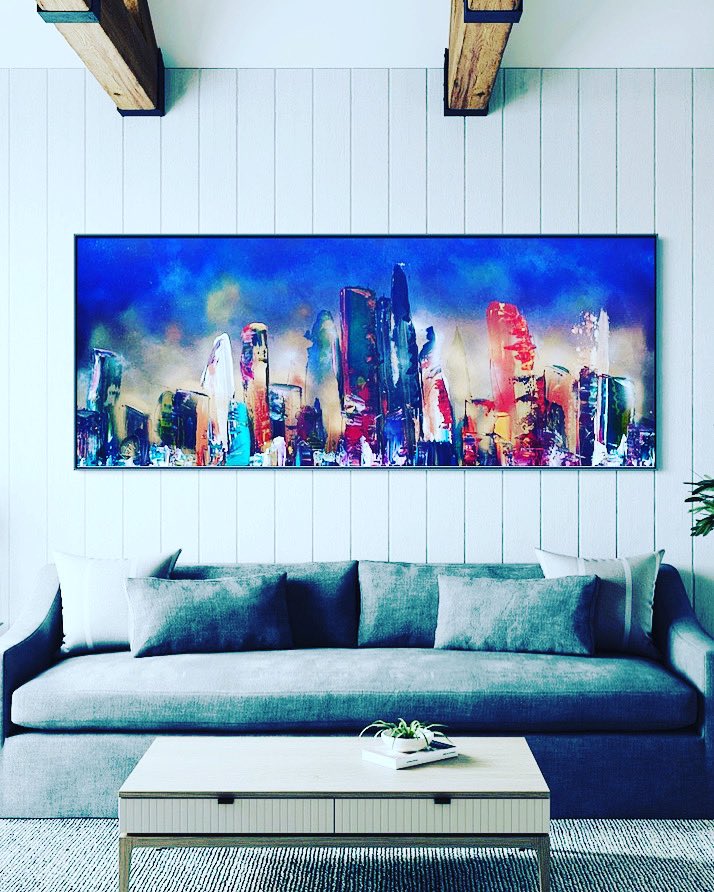 Exciting news! We’ve recently partnered with the very talented Sam Barrett (<a href="/sam_barrettuk/">Sam Barrett</a>). His one off abstract paintings are now on Bloc Rewards 🙌

You can get your hands on these incredible pieces for free by checking in and attending events on Bloc 😎

#art #sambarrett