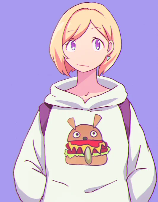 バガバーガーパーカー🍔
Tシャツとか普通に欲しい #アロ絵 