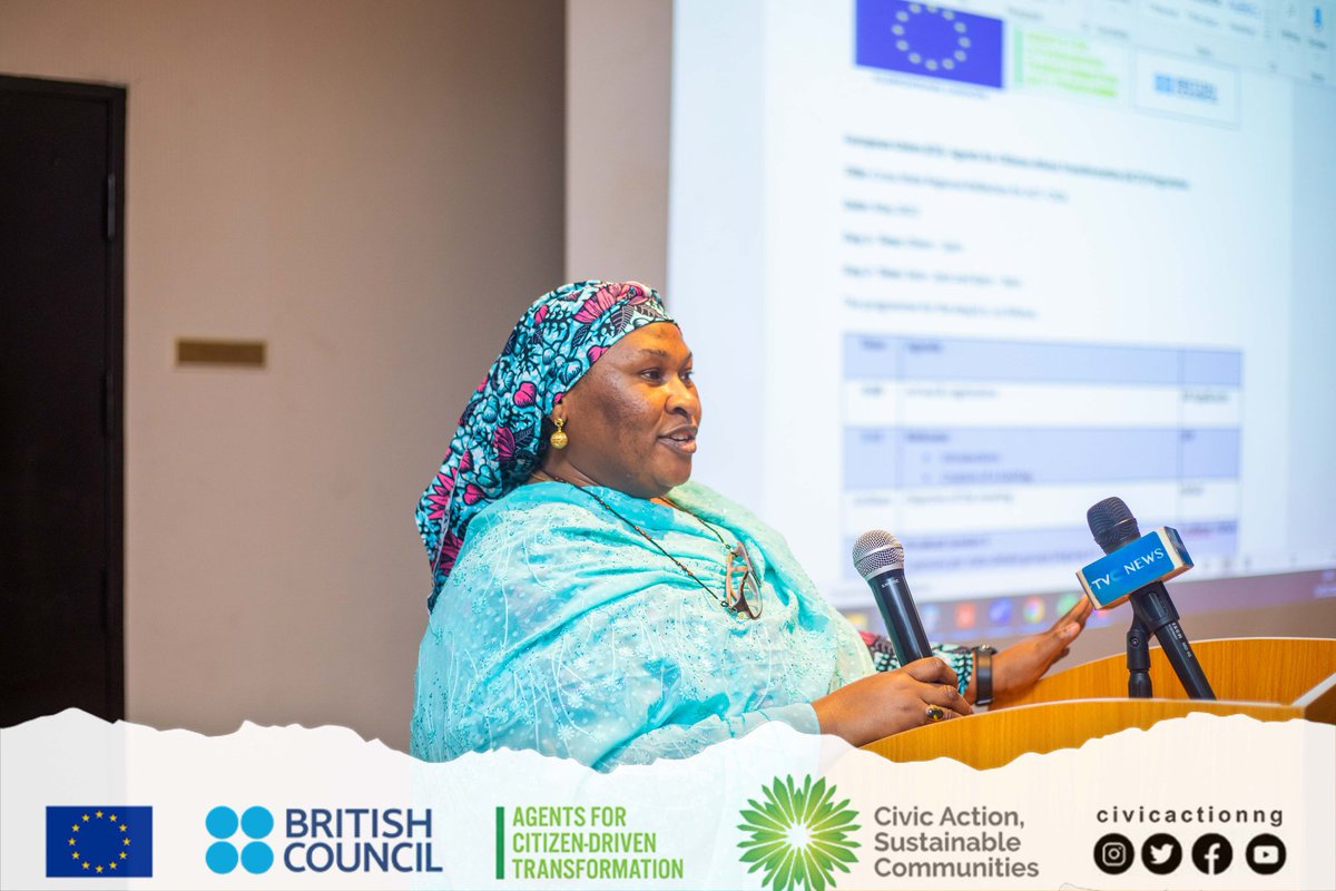civicactionng's tweet photo. Hafsat Mustapha Component 1 Manager of the ACT program opening remarks at the ongoing Cross Regional Reflection for ACT CSOs happening now in Lagos
#ACTCSOSREFLECT
#ACTPLATEAURIVERSREFLECT https://t.co/3mMioxbmnc