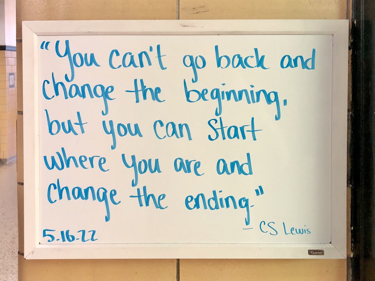 mrs_snyder17's tweet photo. Monday motivation!
#fmsteach #fultonproud #hornetpower #motivationalquote https://t.co/8xyb3fGwxi