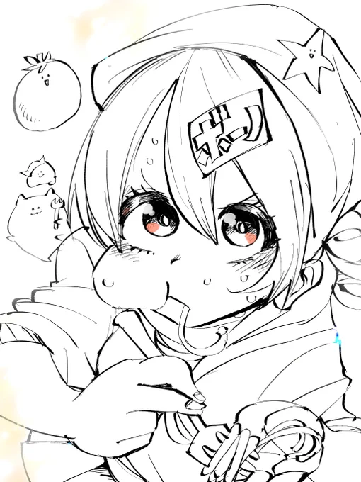 きょうの線画です🍣 