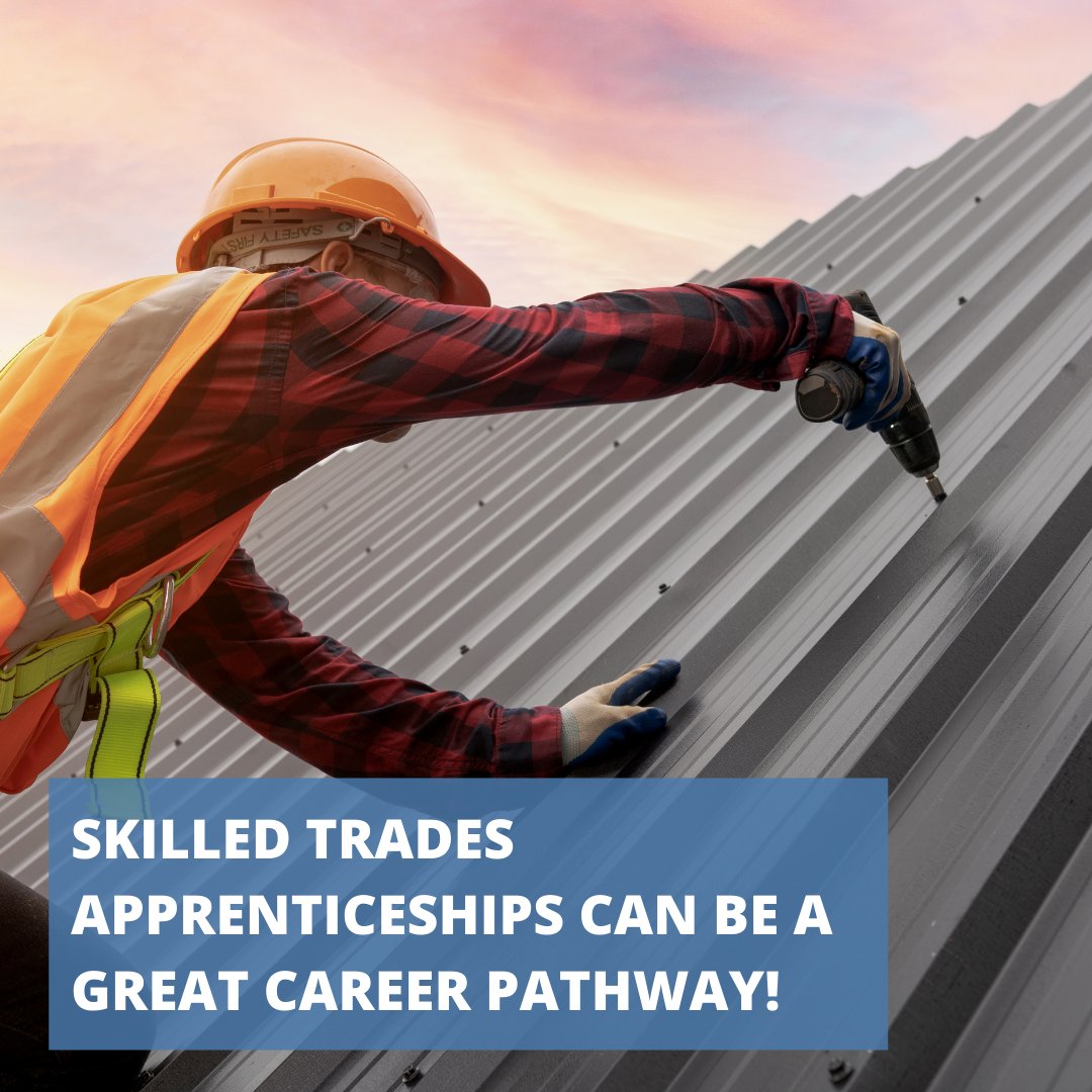 Apprenticeships are a great way to learn a new skill while on the job. In today’s College &amp; Career Pathways at 2 pm, we will be talking about starting an apprenticeship in sheet metal work.
 
zoom.us/j/93396949478