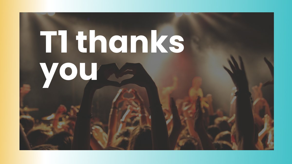 We want to extend a huge, heartfelt thank you to our T1 community for your continued support as we have grown and evolved as an agency over the past 28 years. 

The future is bright, and it's because of you. 

#ThankYou #Rebrand #BrandIdentity #Sponsorship #Agency #Marketing