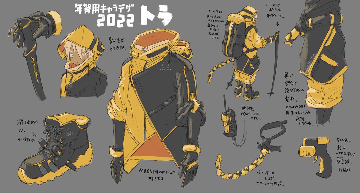 2年前からキャラデザ込みの年賀状描いてるけどこれに限らず定期的にやった方がいいかもな… 