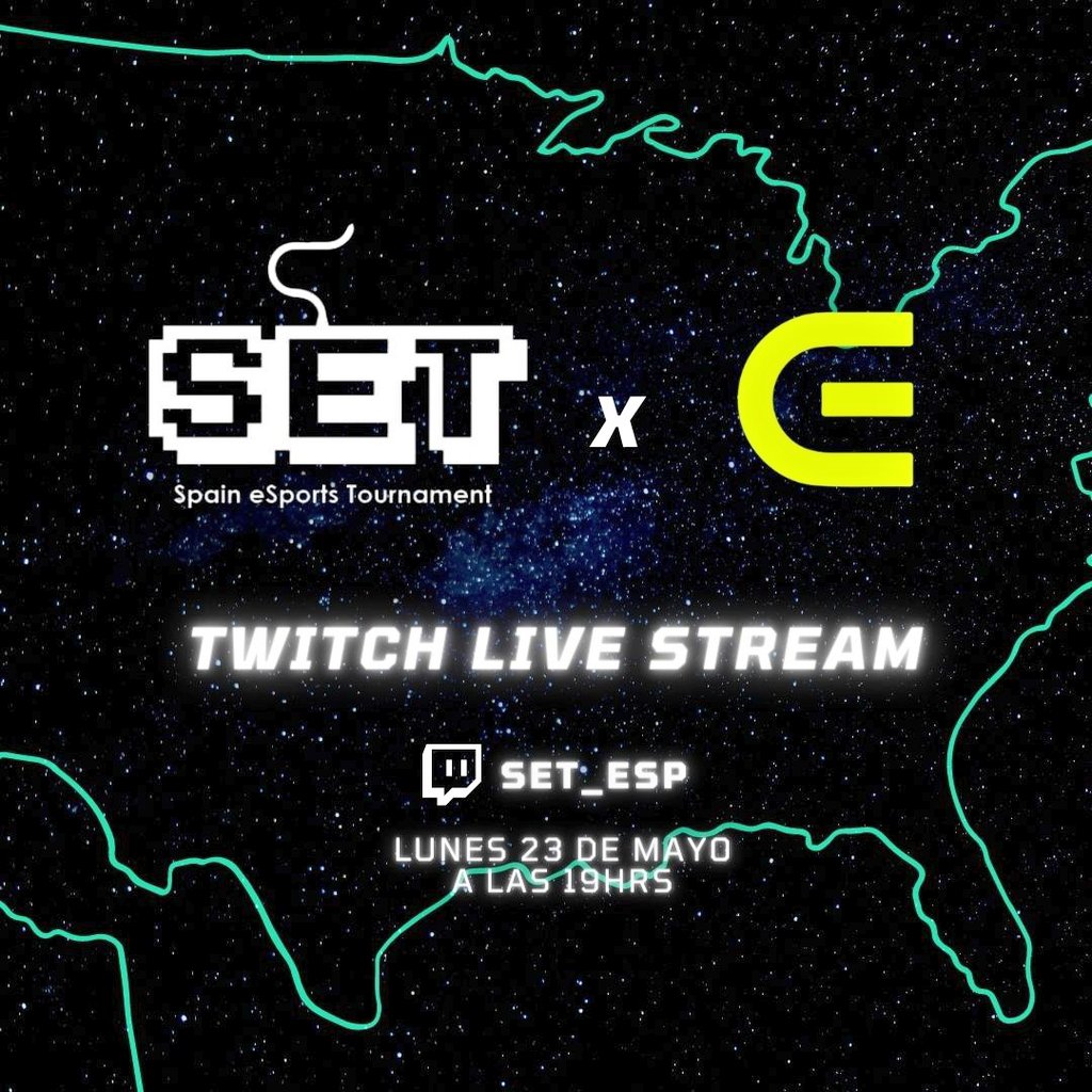 SeT_ESP's tweet photo. 🎙️CHARLA CON @esportian
📅El próximo día lunes 23 de mayo, tenéis una cita en nuestro canal de Twitch SET_ESP donde hablaremos del ecosistema eSports en EEUU y todas las ventajas que tiene
👏¡Os esperamos a todos el próximo lunes en Twitch!
#twitch #esportian #somosset #stream https://t.co/oU6KK8tTmV