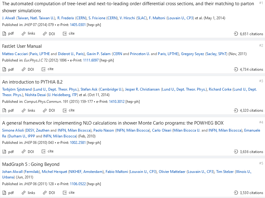 inspirehep's tweet photo. The topcited 2010s hep-ph papers
https://t.co/eEb1Ju2p35
#topcites #softwarecitation https://t.co/QNOBkHbCGH