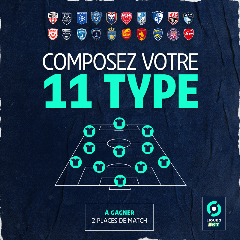 Ligue2BKT's tweet photo. Prêts pour le #11TypeFans de la dernière journée de la saison ? Vous avez 24h pour participer 📲