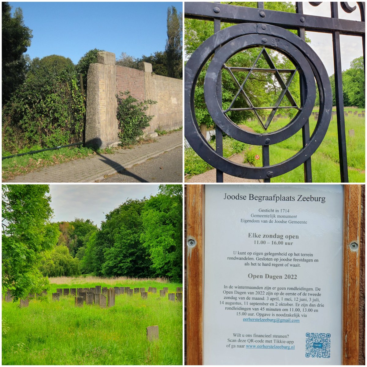 Verrassing! Tijdens een #wandeling door het #Flevopark in Amsterdam stuitte ik op de eeuwenoude #JoodseBegraafplaats Zeeburg. Is elke zondag open met regelmatig #rondleidingen. Aanrader! #mirakelz #mirakelzreizen #wonderreizen #wonderplekken