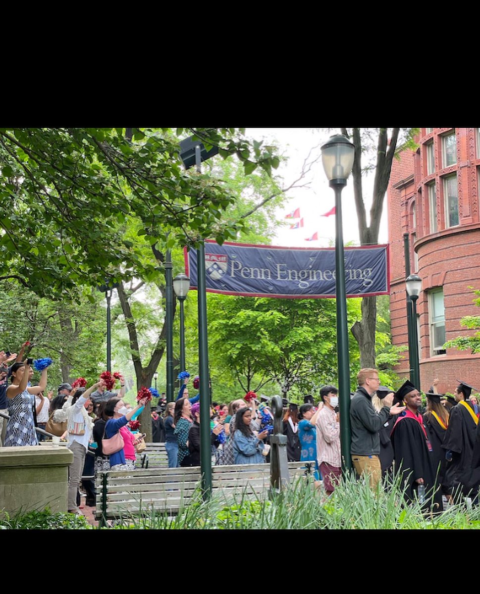PennEngineers's tweet photo. 🎓Congrats to our #PennEngineers as they march to Franklin Field to take part in @UofPenn’s 266th Commencement Ceremony!
📺Stream the ceremony at the link below:
https://t.co/STxk7jkP1b
#pennenggrad #pennengineeringproud #penngrad #classof2022 https://t.co/lfz6BCEU1G