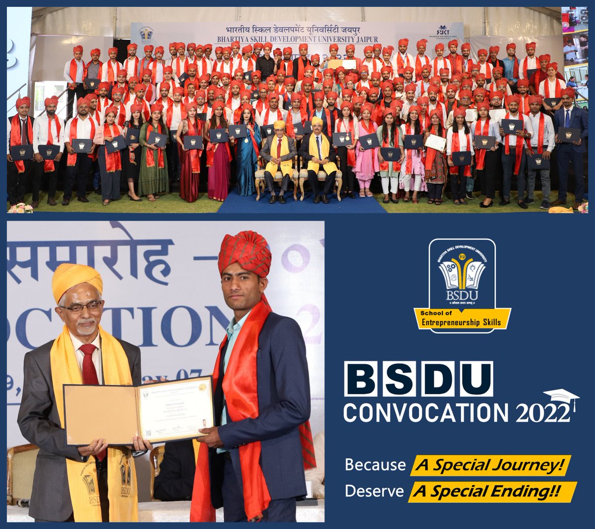 RahulKu61864514's tweet photo. #BSDU 1st Convocation - #2k22🎓
#Graduated🎓
#Graduation #GraduationDay
#Convocation2022 #BSDU #BSDUStudy #BSDUJaipur
#RahulBSDU #jaipur #Moments https://t.co/oznHrUuFeF