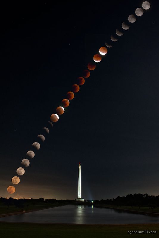 Sergio Garcia Rill in La Porte, Texas, created this extraordinary composite shot of last night’s lunar eclipse (May 15-16, 2022). https://t.co/dqVAt4JLul