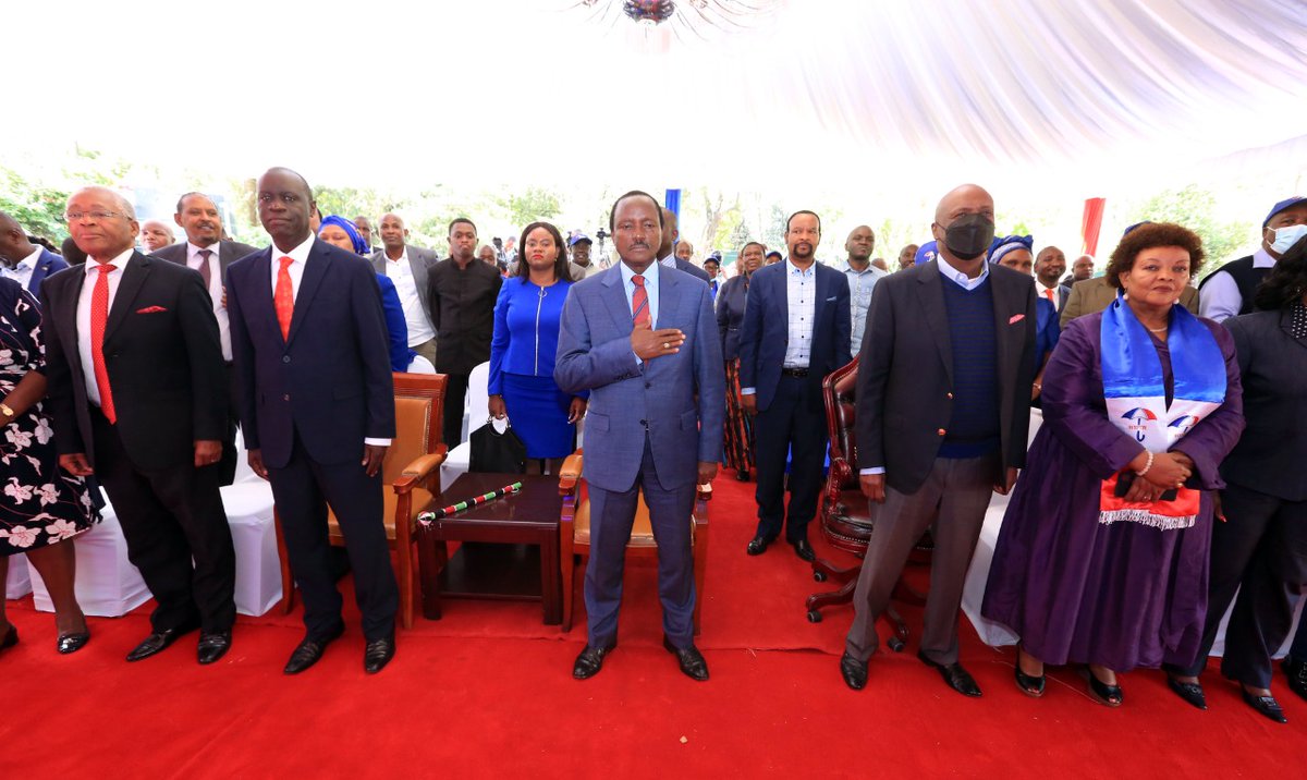skmusyoka's tweet photo. A Davidian Moment. 
A Historic Movement.
Together with #AndrewOleSunkuli, we accept @TheWiperParty nomination for the President and the Deputy President of the Republic of Kenya. ^SKM https://t.co/H5PEMm6Ndk