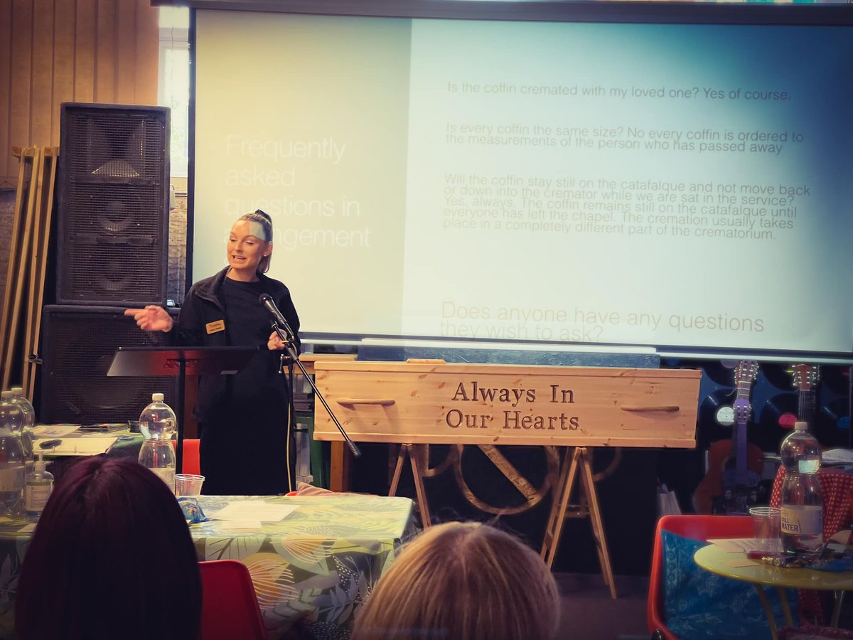 CoffinClubGM's tweet photo. Incoming pictures from our amazing event on Saturday! 

Viva la #funeral revolution! 

#CoffinClub #GreaterManchester #Manchester #Tameside @CorpPOPHyde https://t.co/j12tuDaG9f