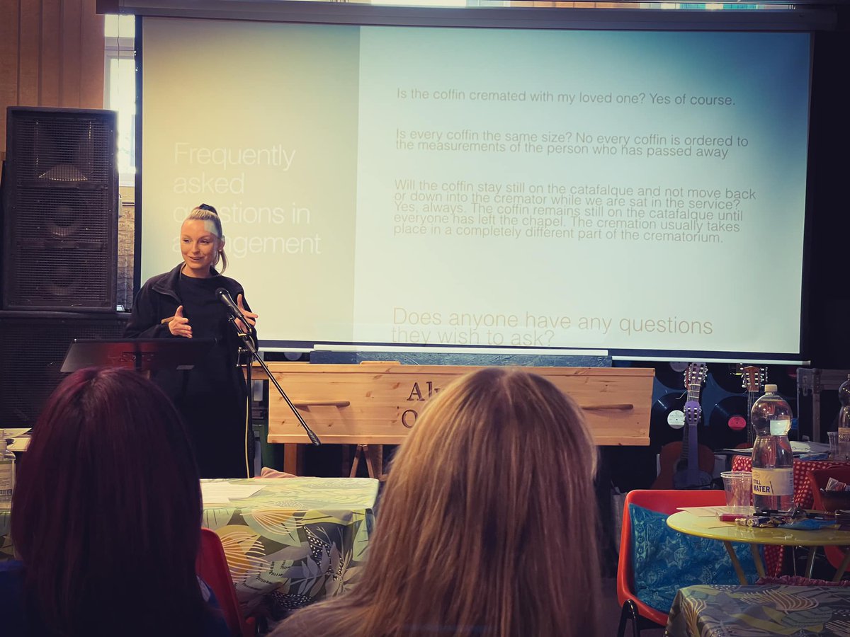 CoffinClubGM's tweet photo. Incoming pictures from our amazing event on Saturday! 

Viva la #funeral revolution! 

#CoffinClub #GreaterManchester #Manchester #Tameside @CorpPOPHyde https://t.co/pXzSOpwPIg