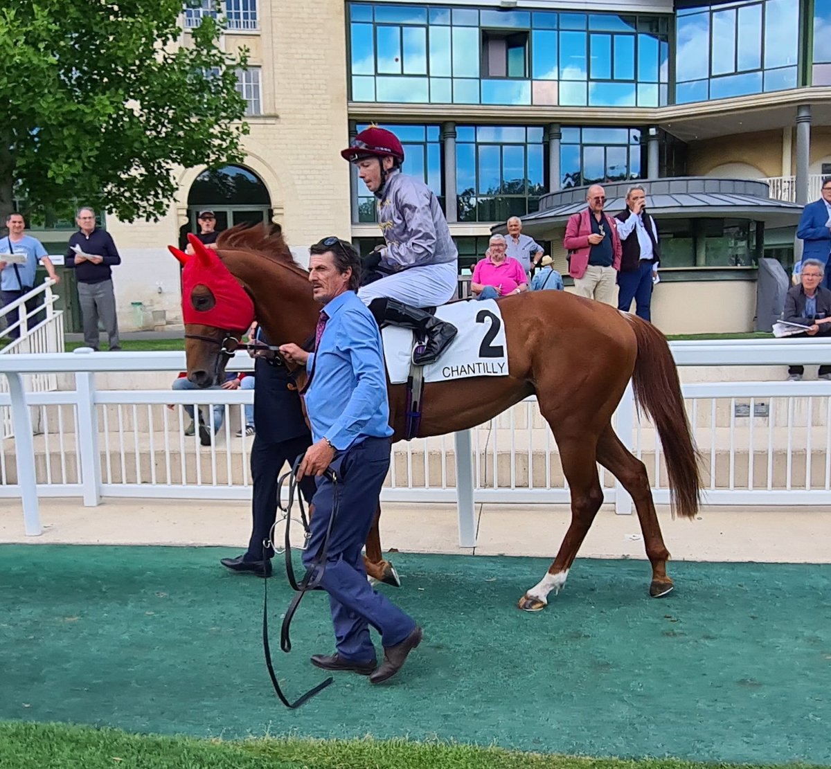 seenthestars's tweet photo. #EbroRiver heading out for the Prix Texanita @fgchantilly @RacingPost @rpbloodstock https://t.co/8krGwKet54