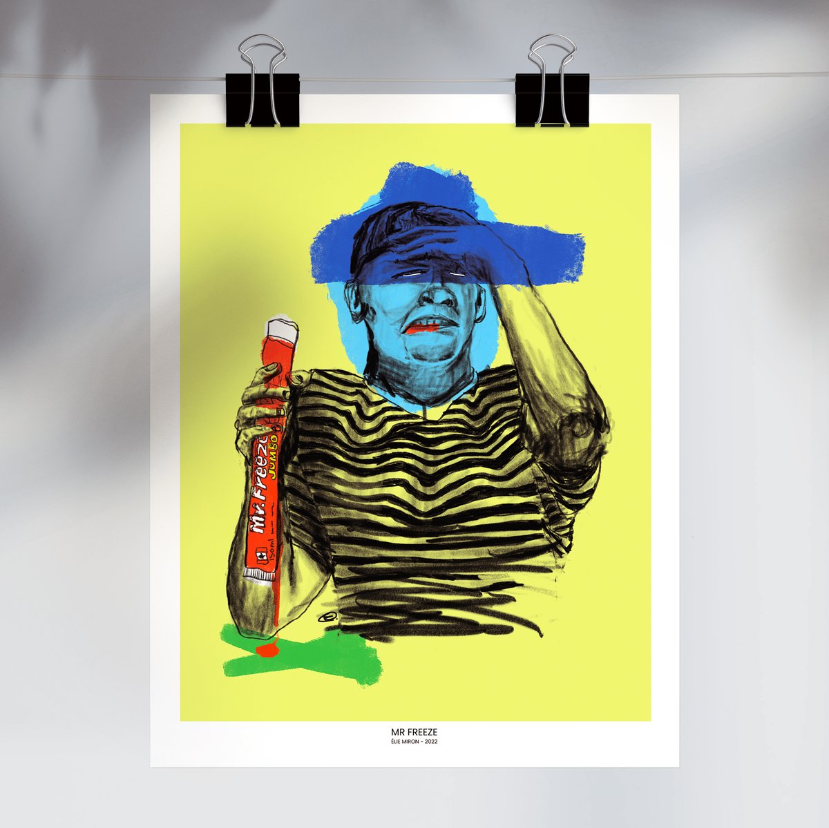 👋 🥶Nouveau dessin!
Titre : Mr Freeze
Collection : Prompt Pulsion
Art Digital sur iPad
Création : 2022
Reproduction Fine Art disponible 🤘 eliemiron.com/product/mr-fre…
#artwork #artlover #brainfreeze #popcicles #mrfreeze #artquebec #artcanada #funnyart #humor #humournoir #humour