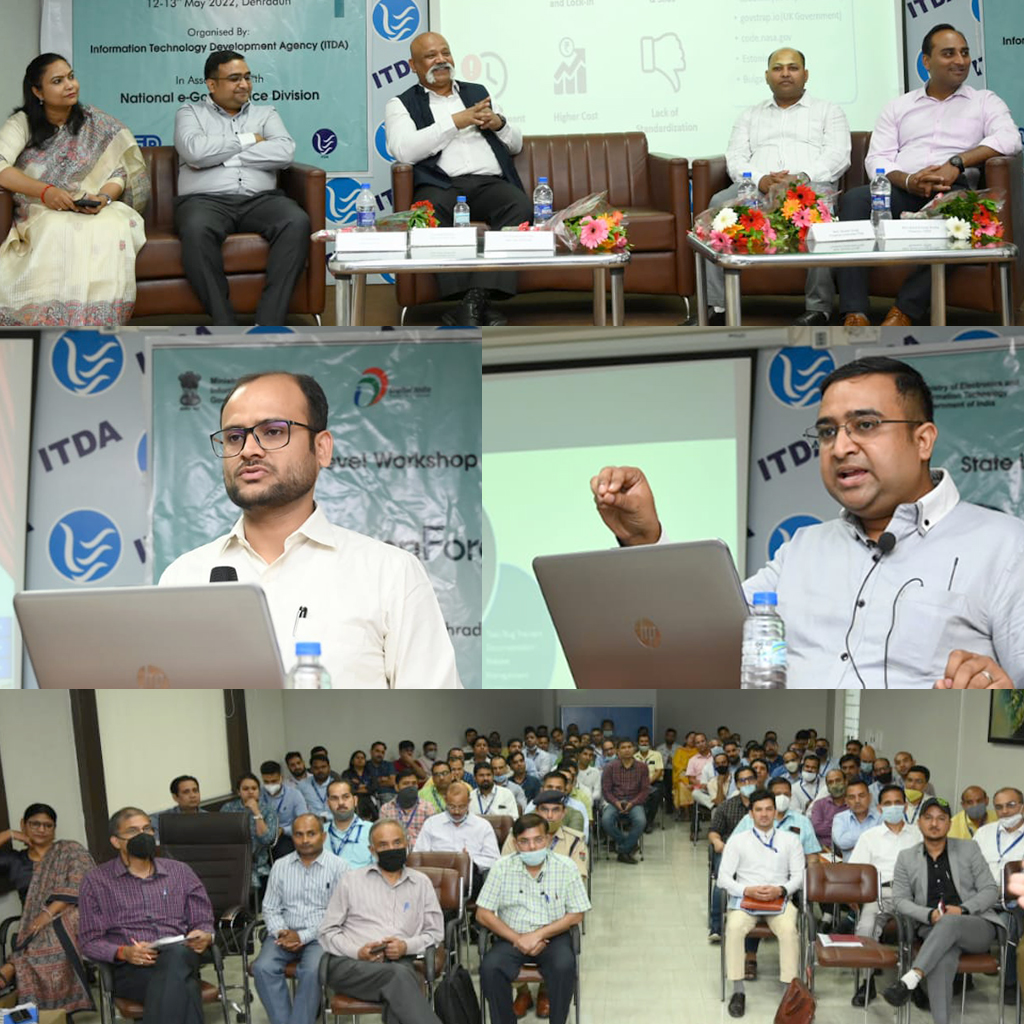 A two-day workshop on implementation of OpenForge was conducted by NeGD at Uttarakhand in May 2022. This workshop was helpful to create awareness and provide hands-on training for representatives of 32 Government departments in Uttarakhand