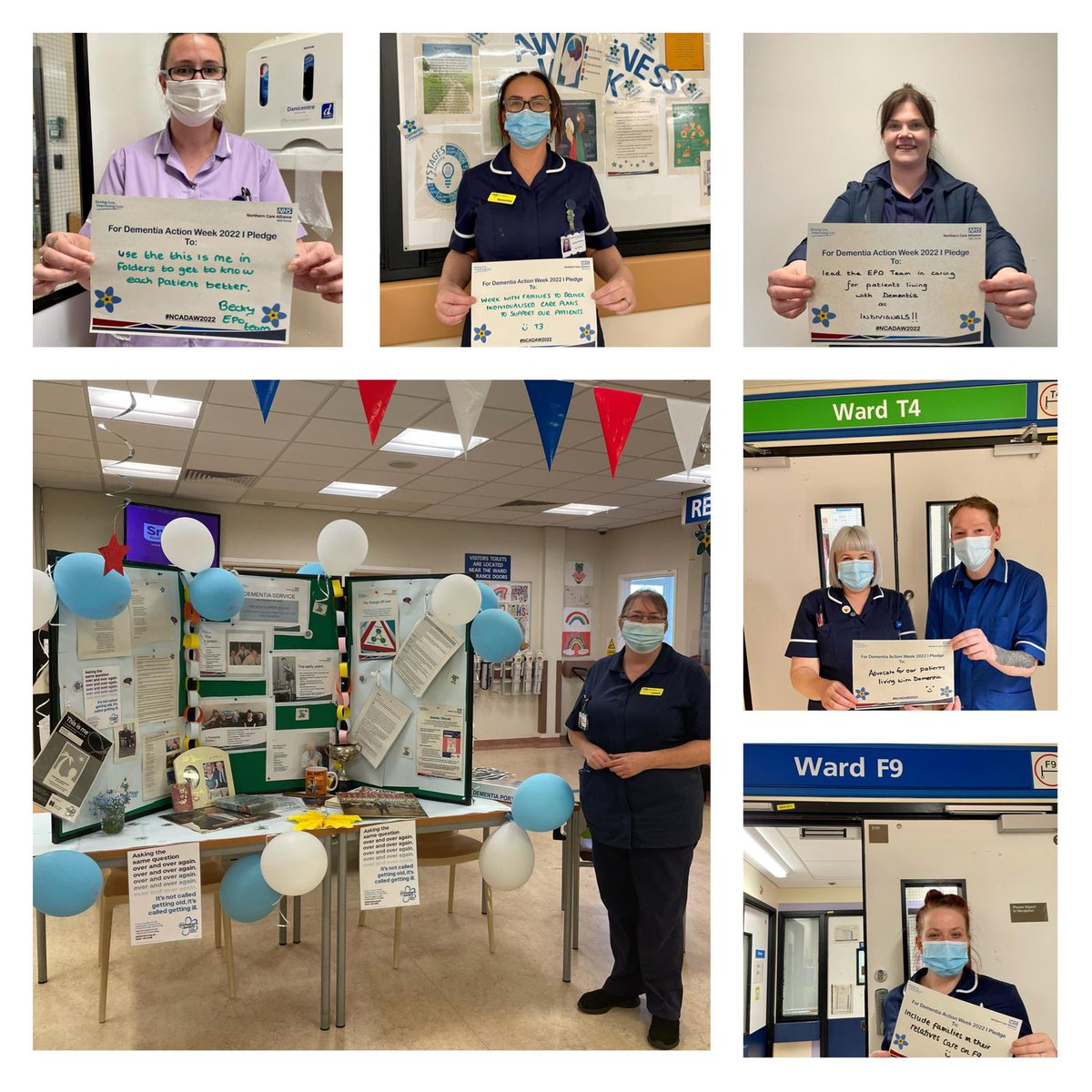 NCANursing's tweet image. Successful start to Dementia Action Week @OldhamCO_NHS Donations and pledges made. Education and advice given.. thank you! #NCADAW22  @NCANursing @drogeyb @pinkykimbo @AmyBeddows