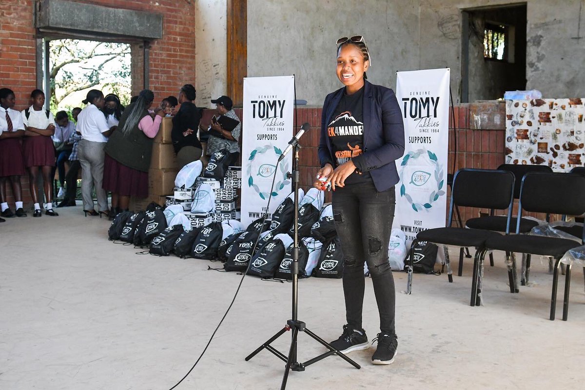 Caring4Girls's tweet photo. We distributed sanitary towels to 250 girls in the eThekwini township of Inanda on Friday with our partners BATA South Africa and its @TomyTakkies brand. #Caring4Girls #KeepingTheGirlChildInSchool #BATASA #TomyTakkies https://t.co/L3BzA1j0nd