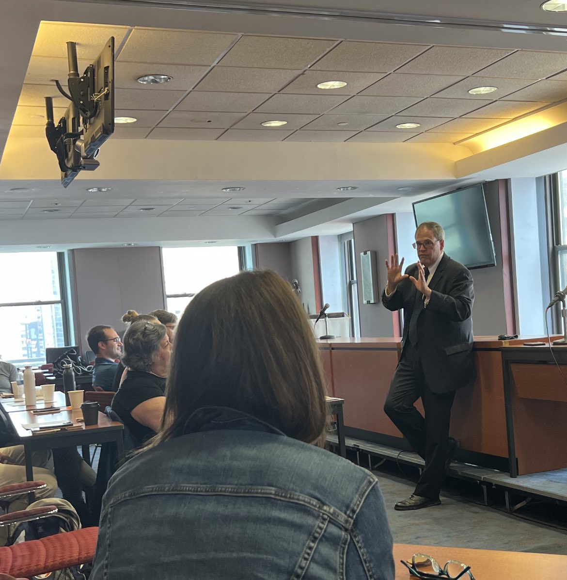 Learning some great lessons in #placemanagement from Tom Harris, CEO of <a href="/TimesSquareNYC/">Times Square</a> <a href="/IntlDwtnAssoc/">Int'l Downtown Assoc</a>