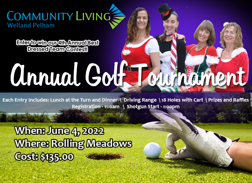 Our Tournament is fast approaching! We have room for three more teams. Please let us know if you are interested in a fun day of Golf.

clwp.ca for more information or call 9057350081 and ask for Kerry