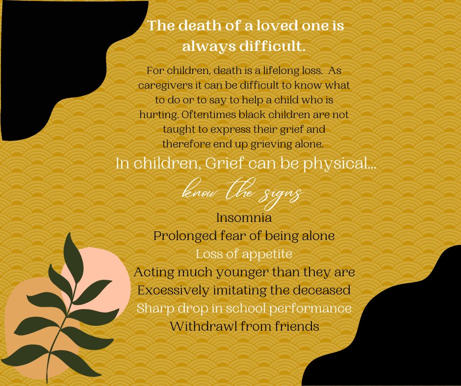 NC100BWPA's tweet photo. Did you know May is #MentalHealthAwarenessMonth? #NC100BWPA will highlight mental health conditions that affect black women and girls during our “Mental Health Monday” series. 
#grief
#loss
#coping
#mentalhealthawareness
#grievingchildren https://t.co/93HRj9UAqV