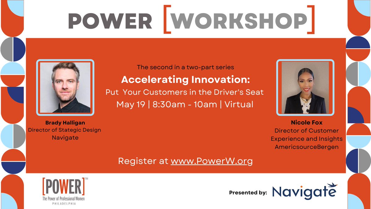 powerw_philly's tweet photo. What do customers say about you? How do they feel about doing business with you? Join us for Accelerating Innovation: Put Your Customers in the Driver’s Seat #PowerPhilly #Innovation #CustomerJourney #CustomerExperience #CXstrategy #customerengagement
https://t.co/gQwJLlvUm6 https://t.co/PJz3NNOfXk