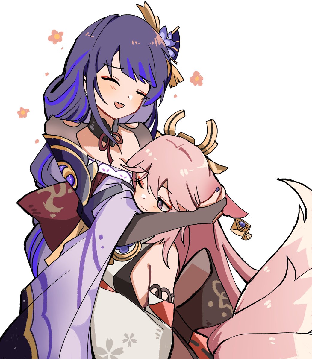 rudang1313's tweet photo. Ei&amp;Miko ☺️🥰✍️
#eimiko #GenshinImpact #原神 
#yaemiko #八重神子 
#RaidenShogun #雷電将軍 https://t.co/hIMNt7WaVi
