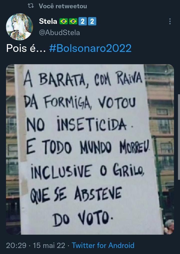 Leco9225's tweet photo. #BolsonaroReeleito2022 https://t.co/bcbf0YPqYO