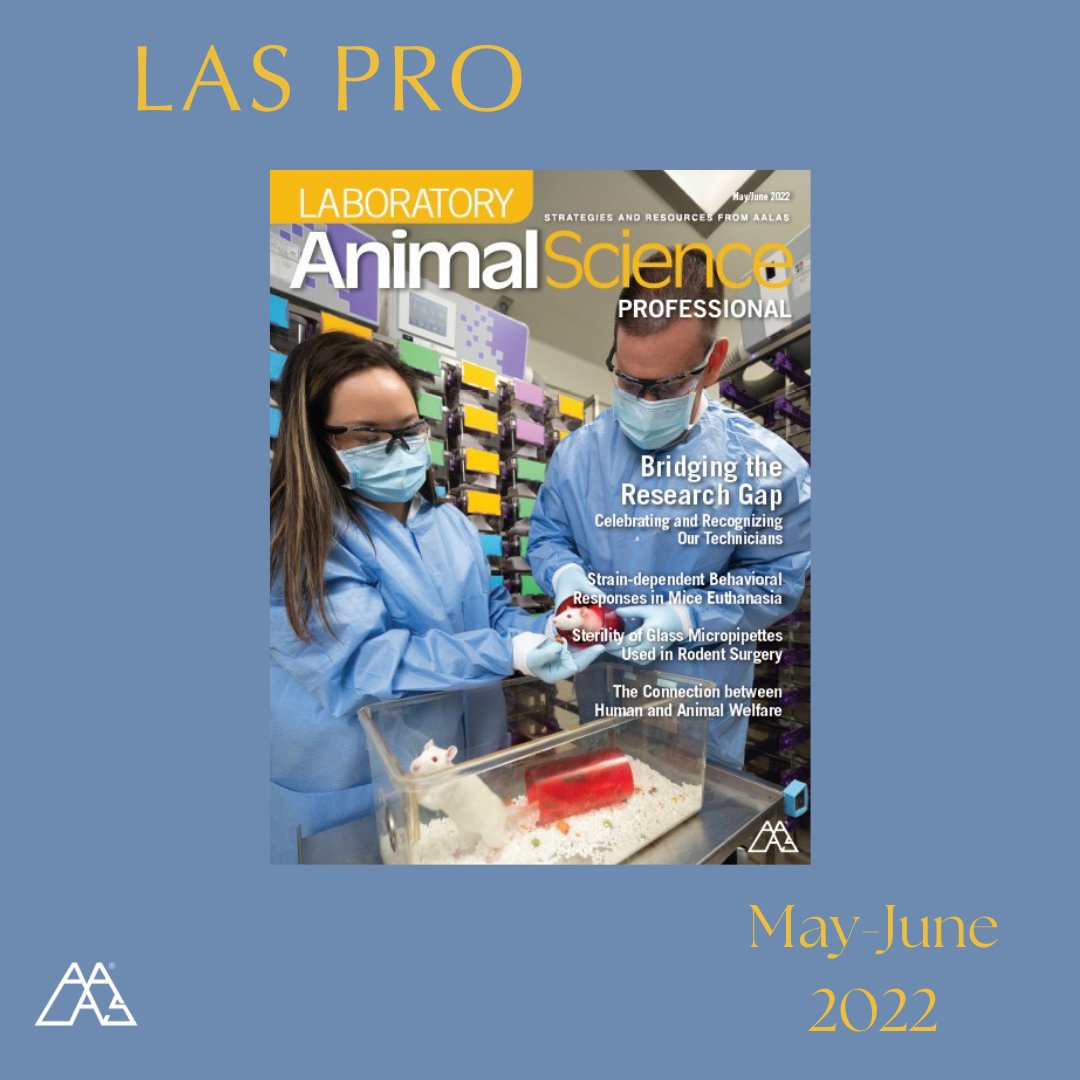 AALASnational's tweet photo. Our May-June publication of LAS Pro is available now! Read here: https://t.co/f6N4Iu8lh0 #LASPro #AALAS https://t.co/UZghrhgPXw